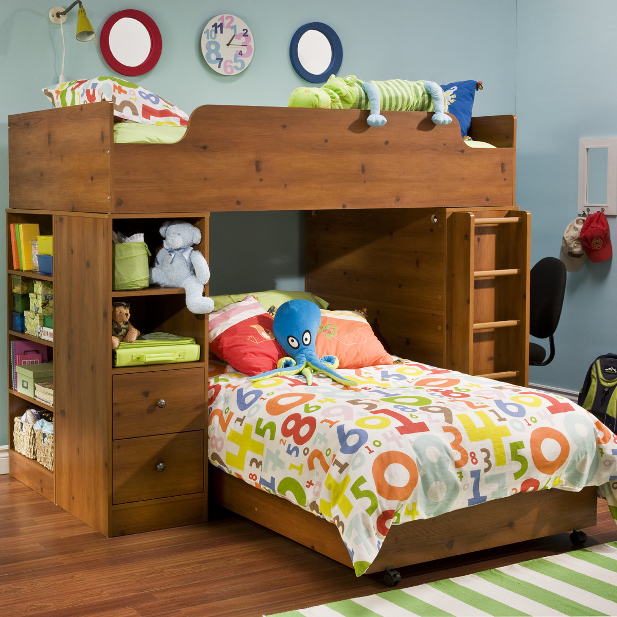 South Shore Logik Twin LShaped Bunk Bed & Reviews Wayfair